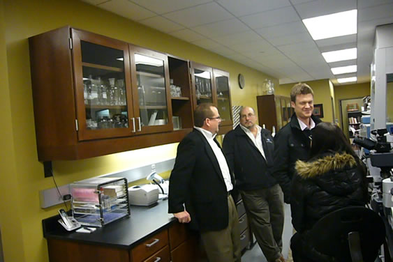 touring the Art Conservation Science lab